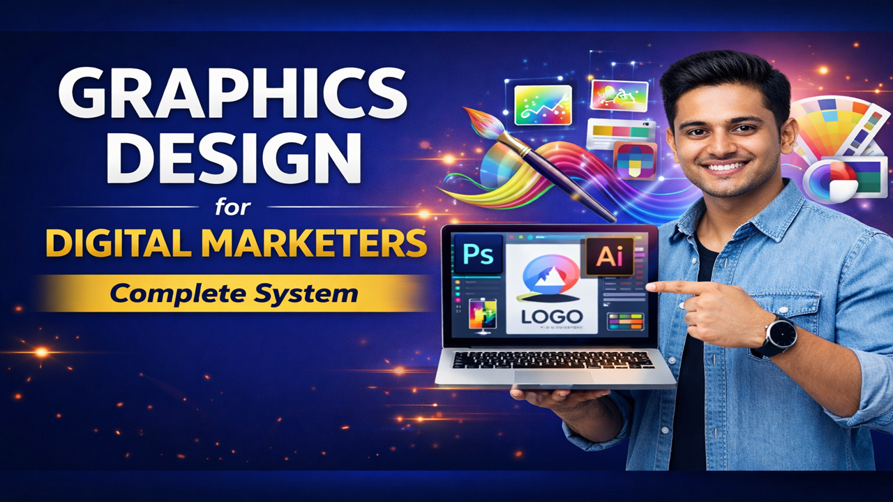 Graphics Design for Digital Marketers (Complete System)